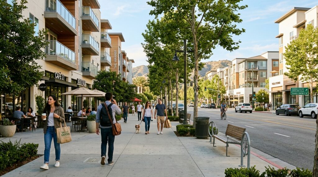 Central Los Angeles lifestyle near SageLA with parks, museums, dining, shopping, and walkable city attractions.
